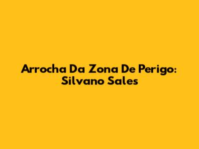 Arrocha Da Zona De Perigo: Silvano Sales