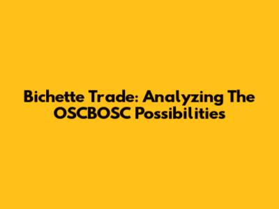 Bichette Trade: Analyzing The OSCBOSC Possibilities