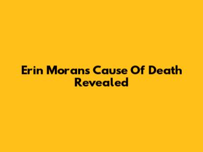 Erin Moran's Cause Of Death Revealed