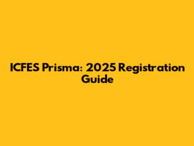 ICFES Prisma: 2025 Registration Guide