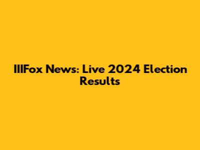 IIIFox News: Live 2024 Election Results