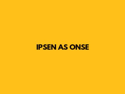 IPSEN AS ONSE