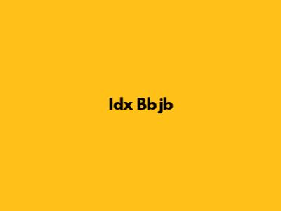 Idx Bbjb