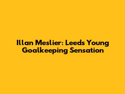 Illan Meslier: Leeds' Young Goalkeeping Sensation