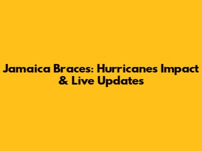 Jamaica Braces: Hurricane's Impact & Live Updates