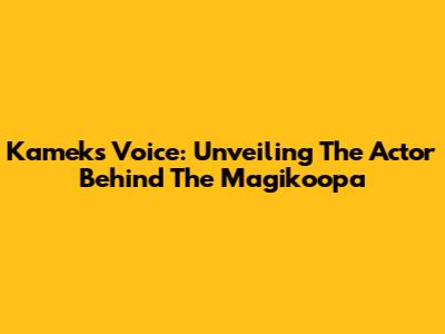 Kamek's Voice: Unveiling The Actor Behind The Magikoopa