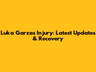 Luka Garza's Injury: Latest Updates & Recovery