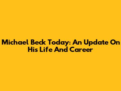 Michael Beck Today: An Update On His Life And Career