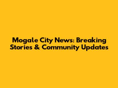 Mogale City News: Breaking Stories & Community Updates