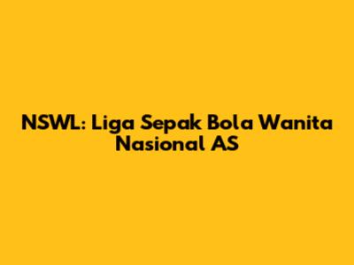 NSWL: Liga Sepak Bola Wanita Nasional AS