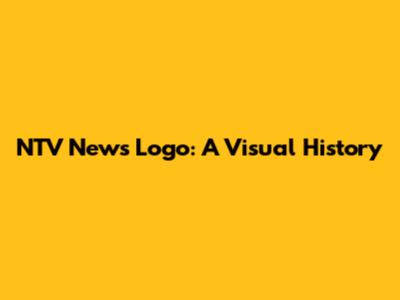 NTV News Logo: A Visual History