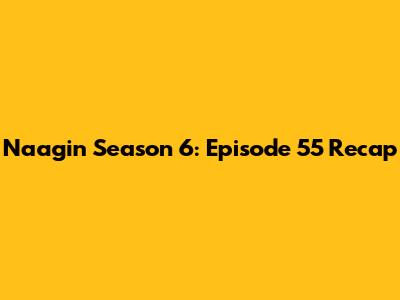 Naagin Season 6: Episode 55 Recap