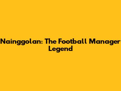 Nainggolan: The Football Manager Legend