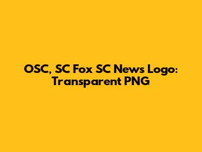OSC, SC Fox SC News Logo: Transparent PNG