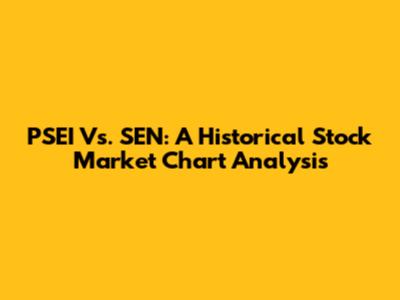 PSEI Vs. SEN: A Historical Stock Market Chart Analysis