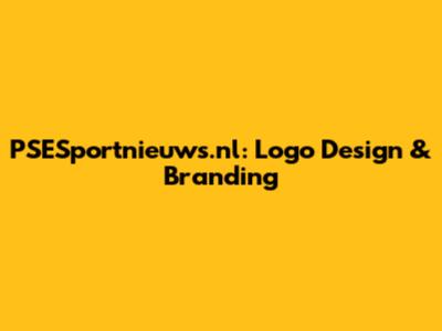 PSESportnieuws.nl: Logo Design & Branding