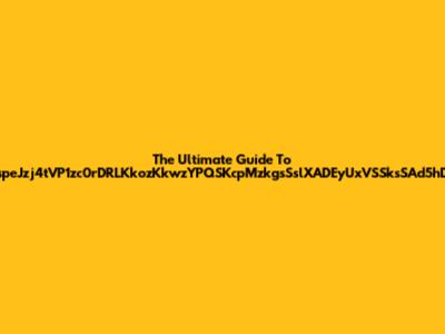 The Ultimate Guide To "zpgssspeJzj4tVP1zc0rDRLKkozKkwzYPQSKcpMzkgsSslXADEyUxVSSksSAd5hDG4zs"