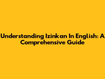 Understanding 'Izinkan' In English: A Comprehensive Guide