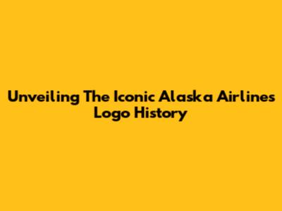 Unveiling The Iconic Alaska Airlines Logo History
