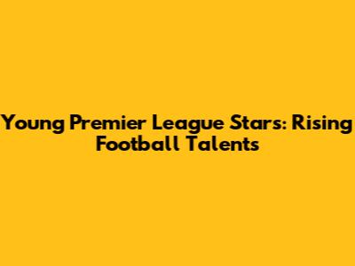 Young Premier League Stars: Rising Football Talents